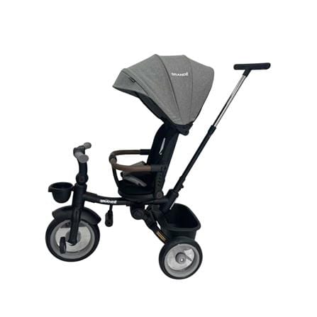 รถเข็นเด็กสามล้อ GRANDE G1 สีดำ/เทา_3
