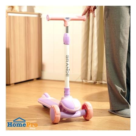 สกู๊ตเตอร์เด็ก GRANDE G1 สีม่วง/ชมพู_4