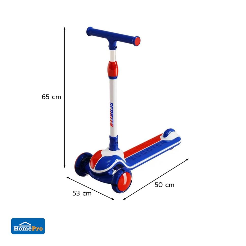 สกู๊ตเตอร์เด็ก GRANDE G1 สีน้ำเงิน/แดง