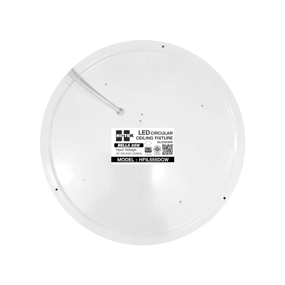 ไฟเพดาน LED HI-TEK HFIL555DCW 15 นิ้ว 55 วัตต์ DAYLIGHT/COOL WHITE/WARM WHITE สีขาว
