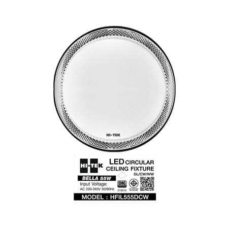 ไฟเพดาน LED HI-TEK HFIL555DCW 15 นิ้ว 55 วัตต์ DAYLIGHT/COOL WHITE/WARM WHITE สีขาว_8