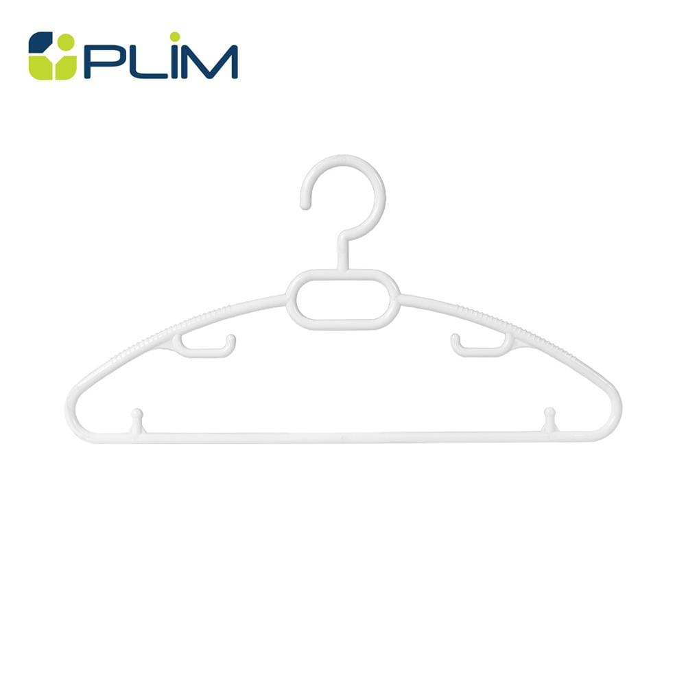 ไม้แขวนเสื้อ PLIM LINO HG-888 สีขาว (แพ็ก 6 ชิ้น)