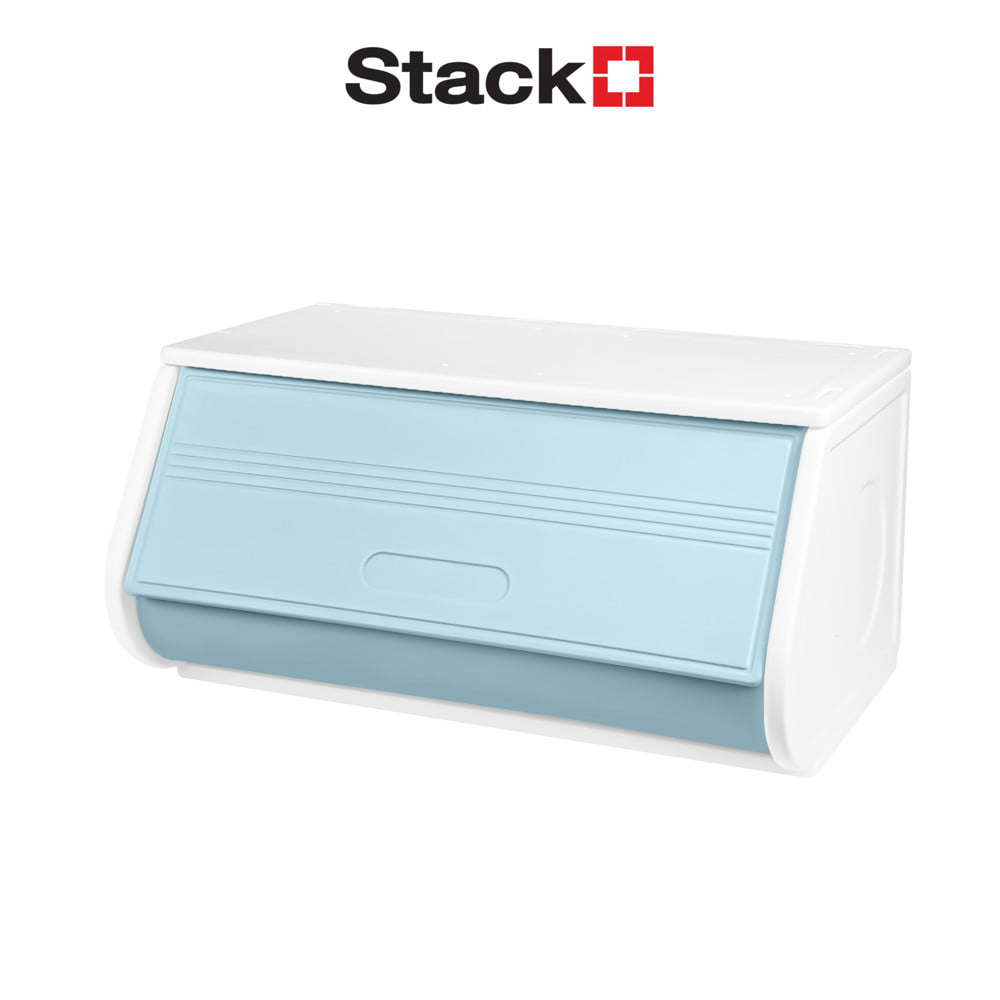 กล่องบานเปิด STACKO LITTLE-P 60x37x31 ซม. สีขาว/ฟ้า
