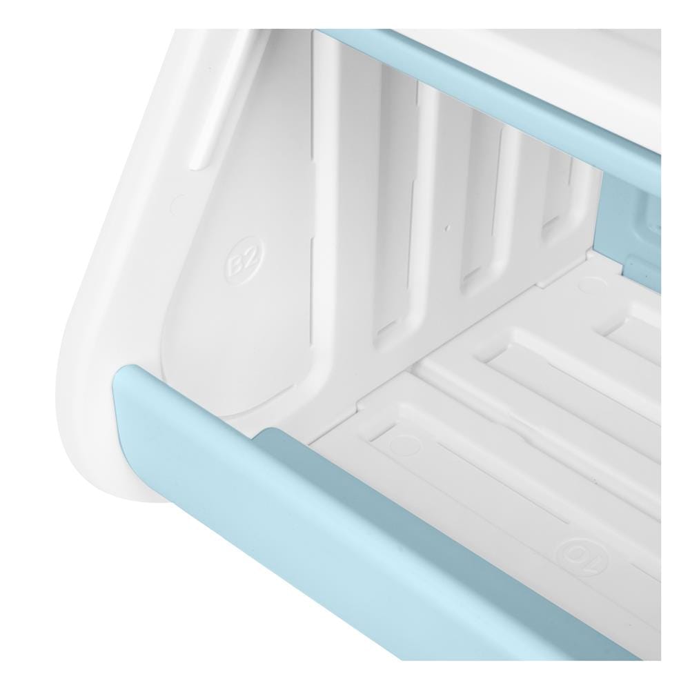 กล่องบานเปิด STACKO LITTLE-P 60x37x31 ซม. สีขาว/ฟ้า