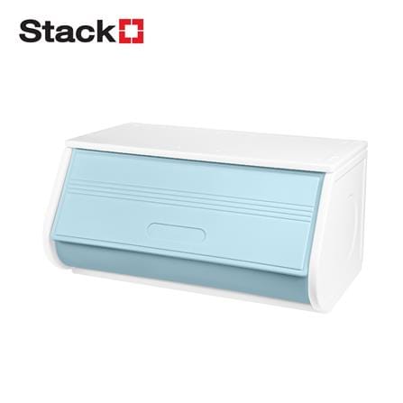 กล่องบานเปิด STACKO LITTLE-P 60x37x31 ซม. สีขาว/ฟ้า_0