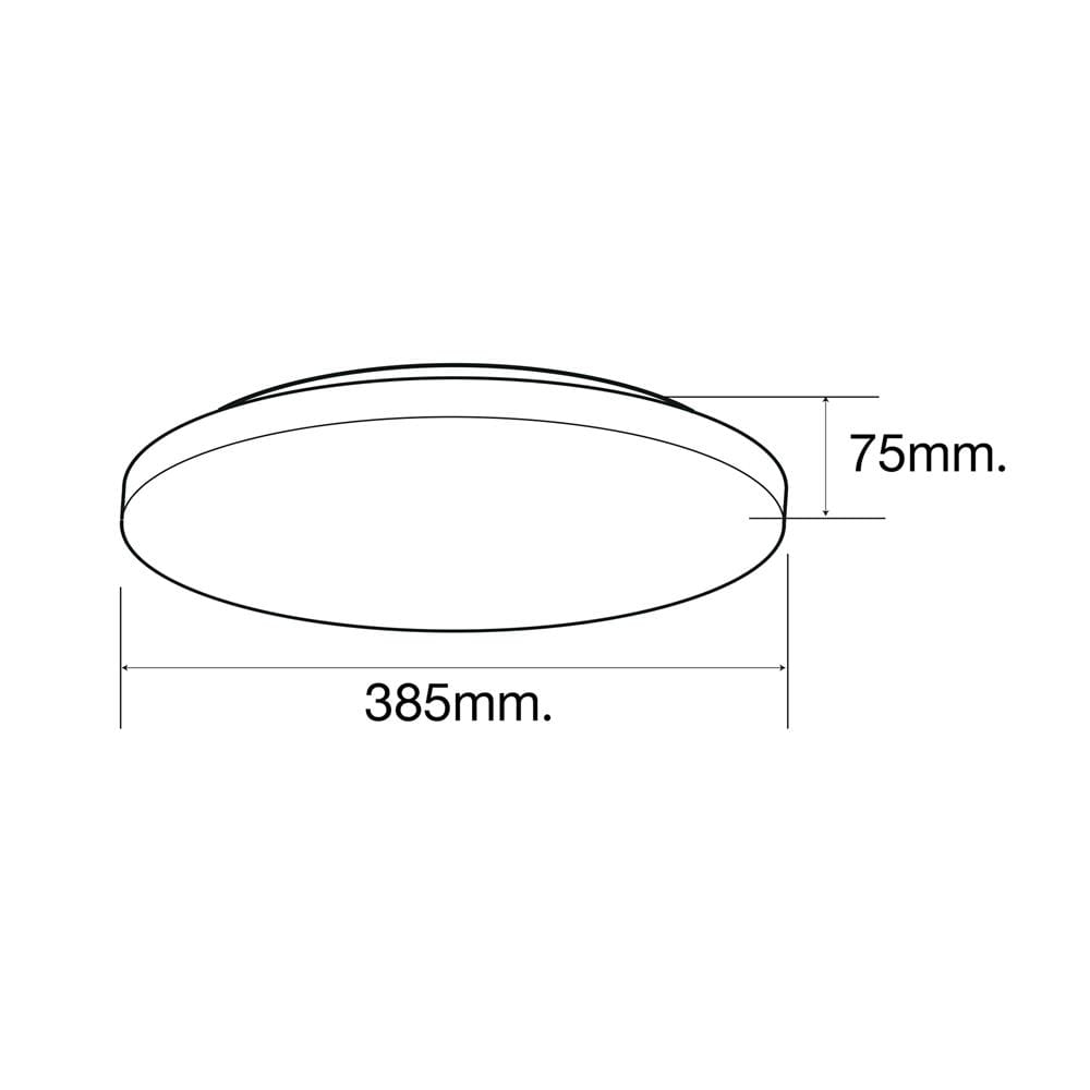 ไฟเพดาน LED HI-TEK HFIL236DCW 15 นิ้ว 36 วัตต์ DAYLIGHT/COOL WHITE/WARM WHITE สีขาว