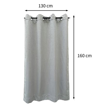 ผ้าม่าน EYELET HOME LIVING STYLE MANTRA UV 130x160 ซม. สีเทา_4