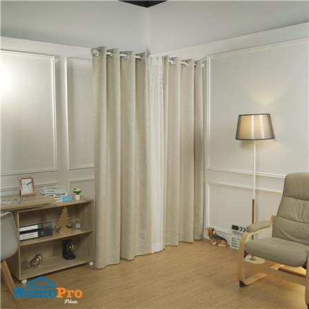 ผ้าม่าน EYELET HOME LIVING STYLE FANAR UV 140x220 ซม. สีครีม_3