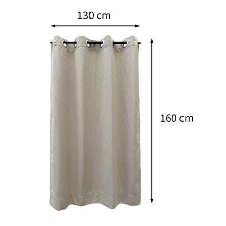 ผ้าม่าน EYELET HOME LIVING STYLE MANTRA UV 130x160 ซม. สีน้ำตาล_5