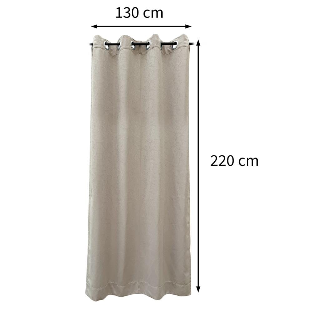 ผ้าม่าน EYELET HOME LIVING STYLE MANTRA UV 130x220 ซม. สีน้ำตาล