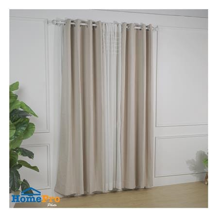 ผ้าม่าน EYELET HOME LIVING STYLE MANTRA UV 130x220 ซม. สีน้ำตาล_3