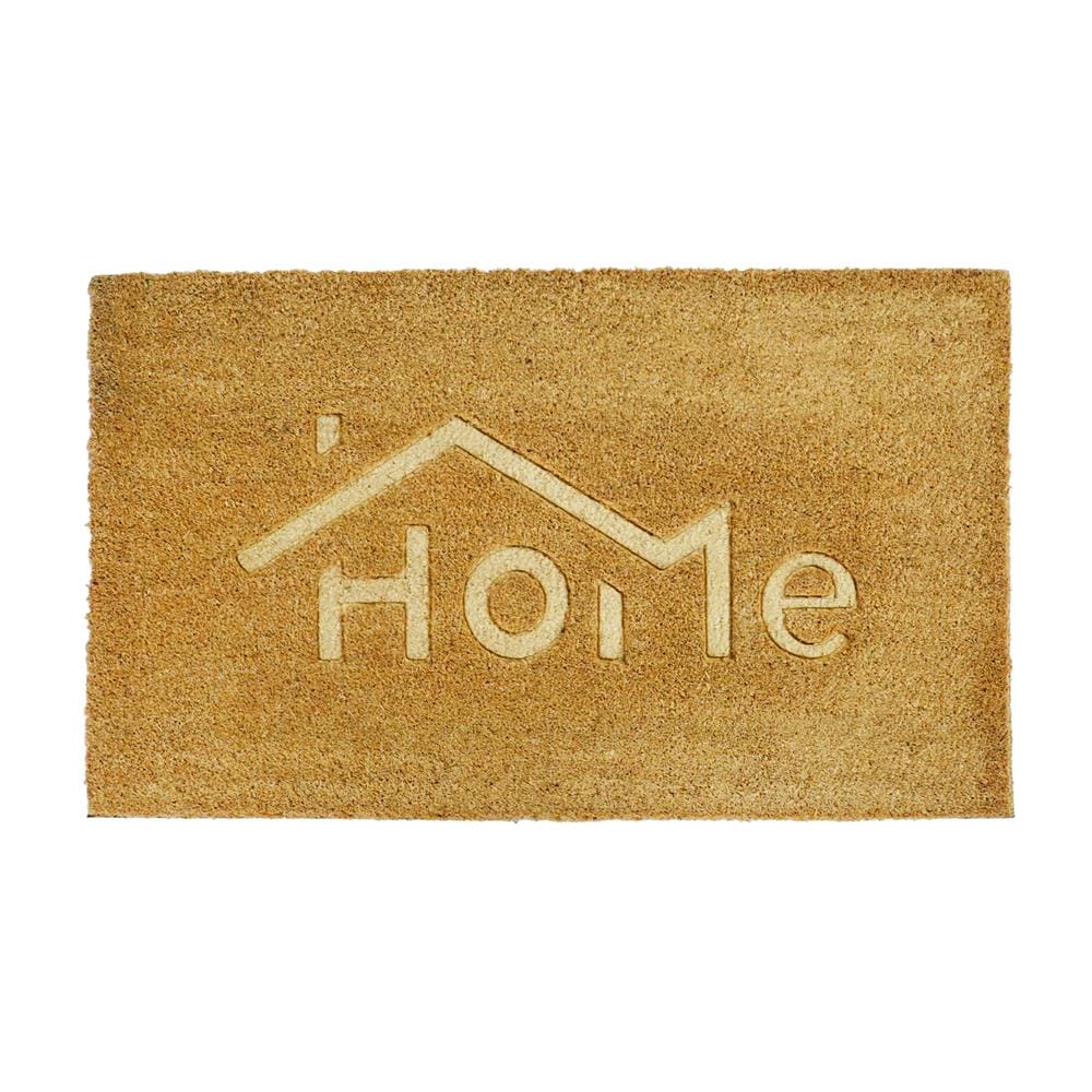 พรมกากมะพร้าว HOME LIVING STYLE HOME 45X75 ซม. สีน้ำตาล