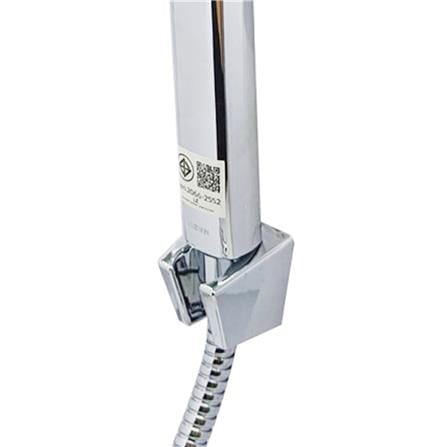 ฝักบัวสายอ่อน 1 ระดับ LUZERN HS-3309 สีโครม_3