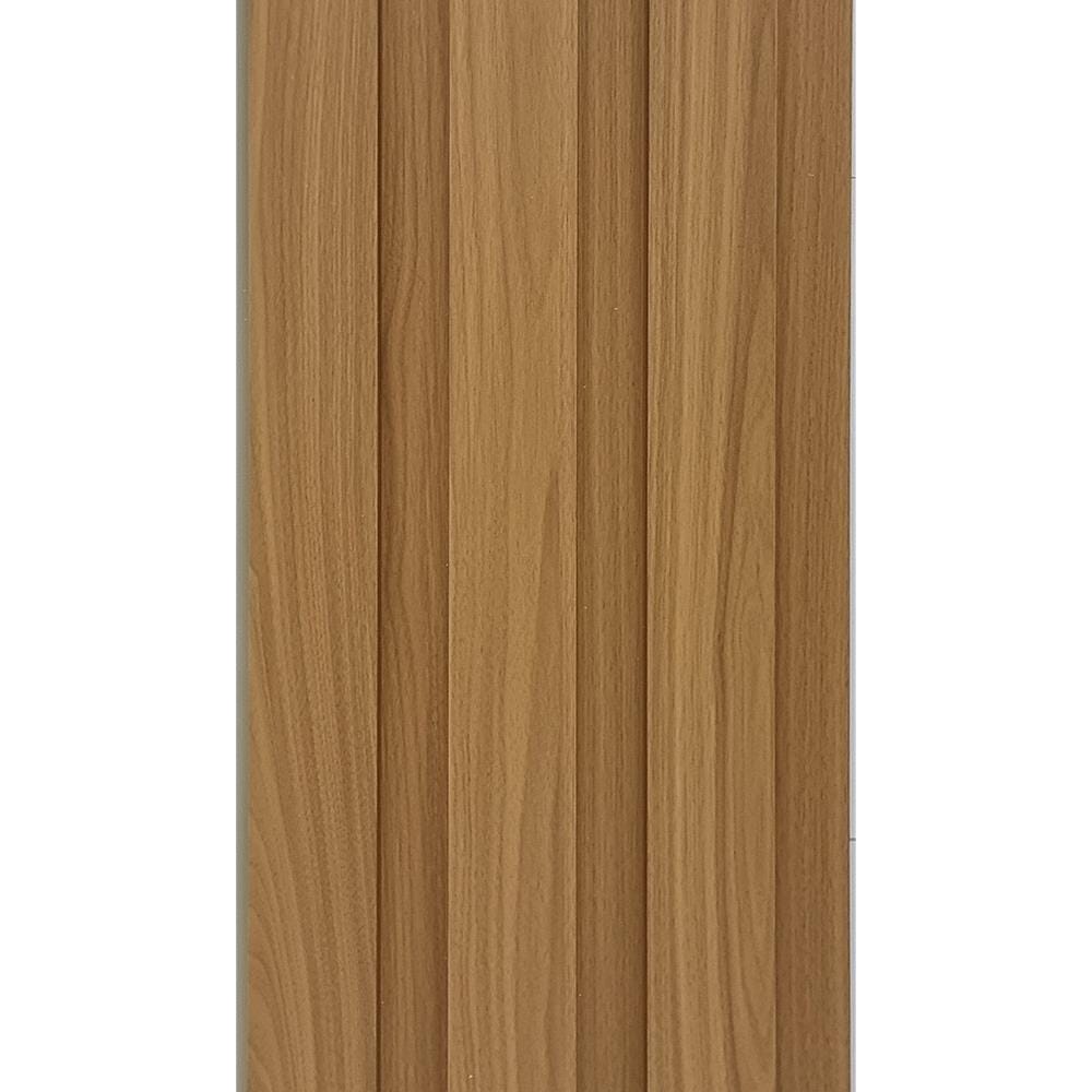 แผ่นผนัง PVC INOVAR FLOOR WPE885A 19.3x1.2x240 ซม. สี THAI TEAK