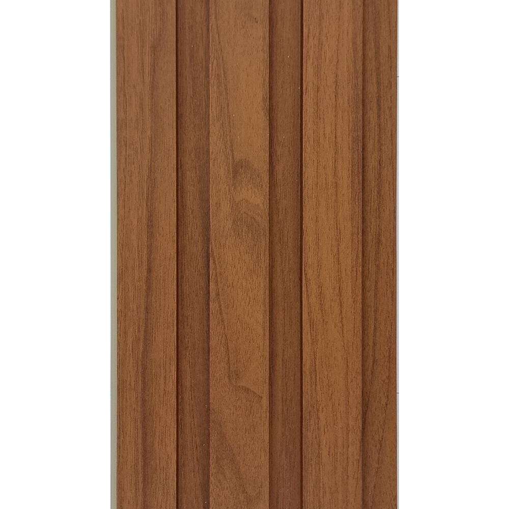 แผ่นผนัง PVC INOVAR FLOOR WPE863A 19.3x1.2x240 ซม. สี BURMESE TEAK