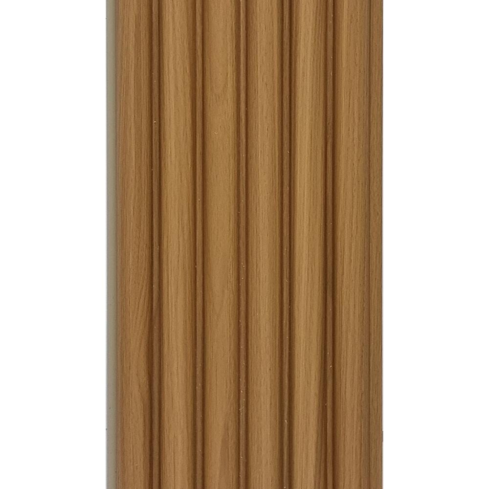แผ่นผนัง PVC INOVAR FLOOR WPA885A 15x1.3x240 ซม. สี THAI TEAK