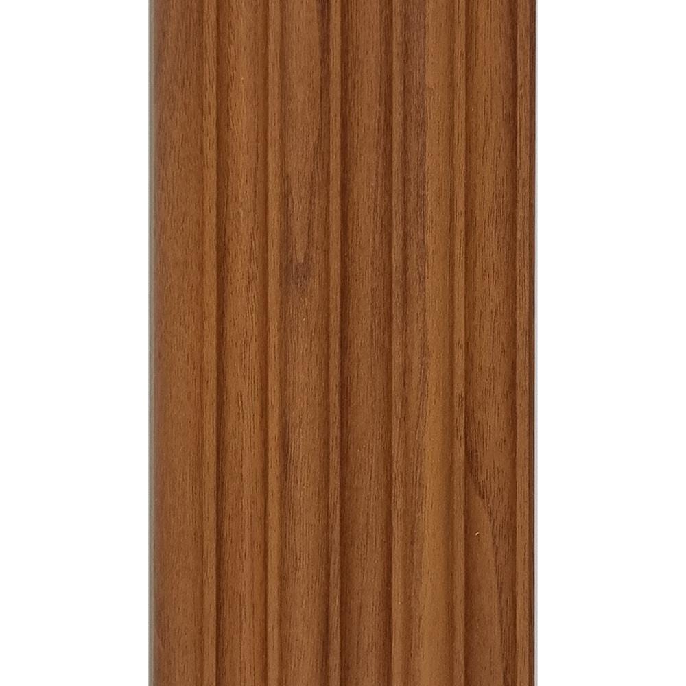 แผ่นผนัง PVC INOVAR FLOOR WPG863A 14.7x1.9x240 ซม. สี BURMESE TEAK