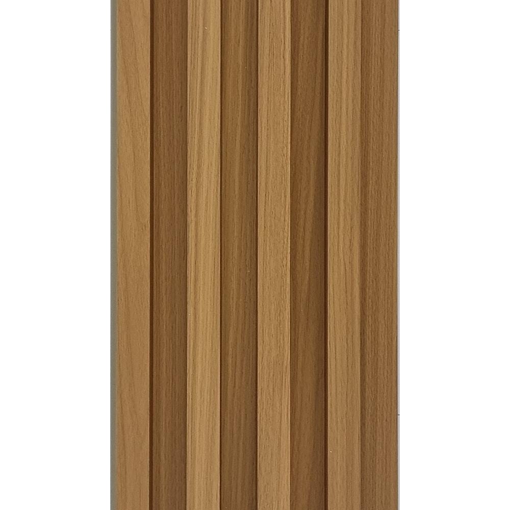 แผ่นผนัง PVC INOVAR FLOOR WPB885A 16x2x240 ซม. สี THAI TEAK