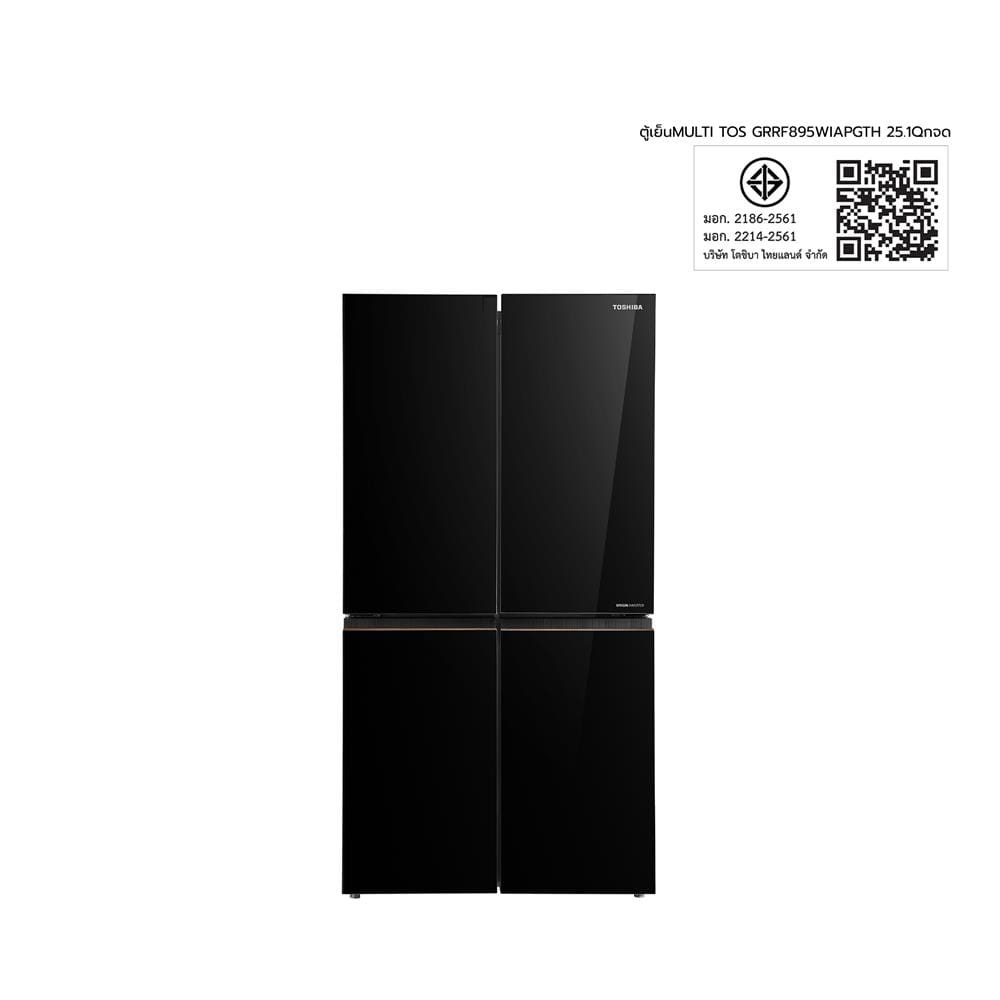 ตู้เย็น MULTI DOOR TOSHIBA GR-RF895WIA-PGTH(22) 25.1 คิว กระจกดำ