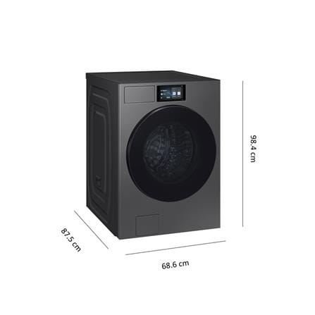 เครื่องซักผ้าฝาหน้า SAMSUNG WF90F25ADSST 25 กก. 1100RPM อินเวอร์เตอร์ สีดำ_5