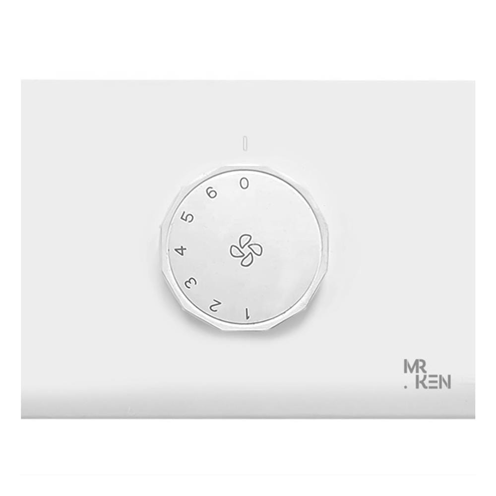 พัดลมไม่มีโคมไฟ MR.KEN 25-02136 30 นิ้ว สีขาว