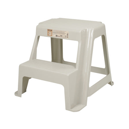 บันได STEP MATALL 2 ขั้น PN999/1 CIRCULAR สีน้ำตาลอมเทา_0