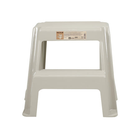 บันได STEP MATALL 2 ขั้น PN999/1 CIRCULAR สีน้ำตาลอมเทา_1