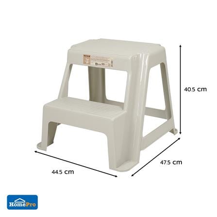 บันได STEP MATALL 2 ขั้น PN999/1 CIRCULAR สีน้ำตาลอมเทา_6