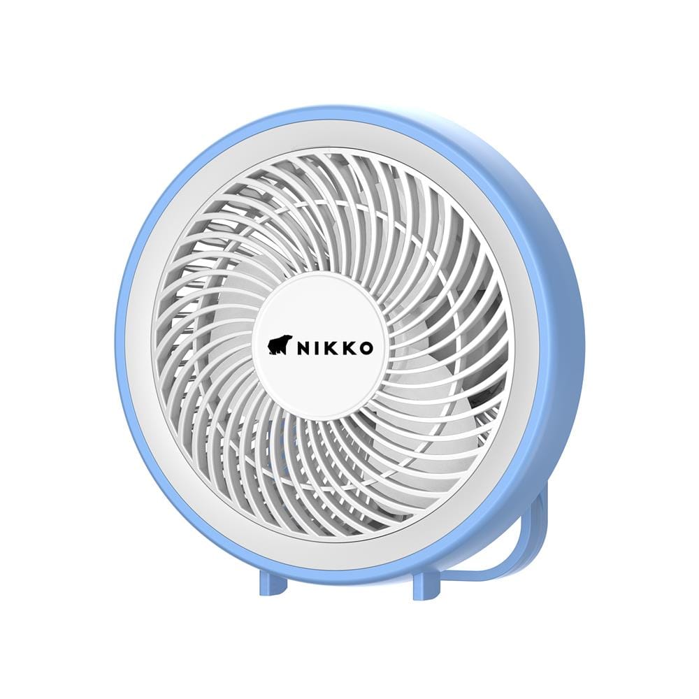 พัดลมตั้งโต๊ะ 6 นิ้ว NIKKO NK-MF-L2766B สีฟ้า
