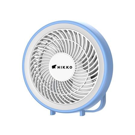พัดลมตั้งโต๊ะ 6 นิ้ว NIKKO NK-MF-L2766B สีฟ้า_1