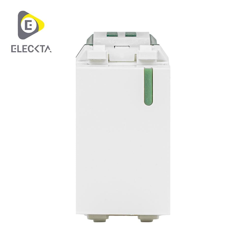 สวิตช์ 1 ทาง 1 ช่อง ELECKTA BASIC CWS-111 สีขาว