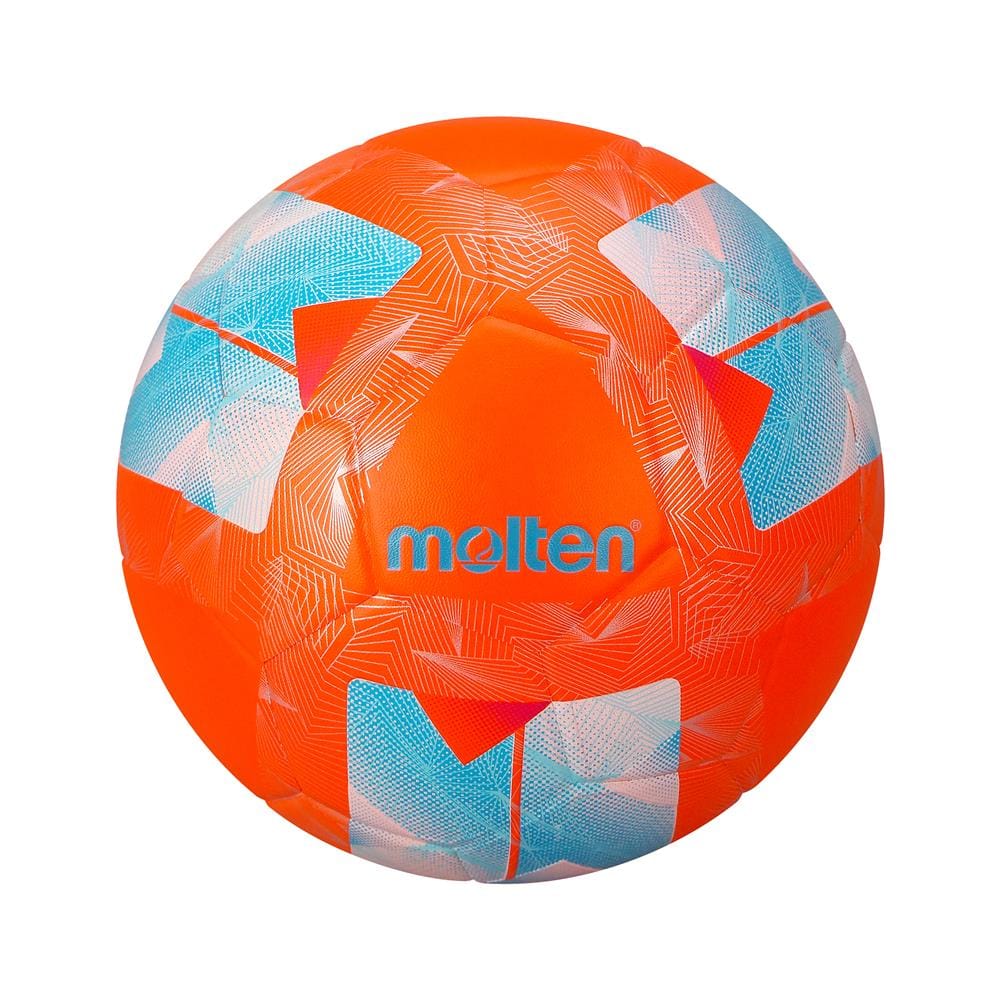 ลูกฟุตซอล PVC หนังอัด MOLTEN F9N1510 สีส้ม/ฟ้า