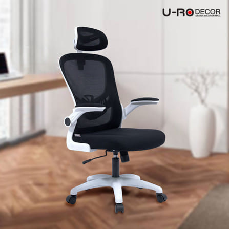 เก้าอี้สำนักงาน U-RO DECOR GARDA สีดำ_11