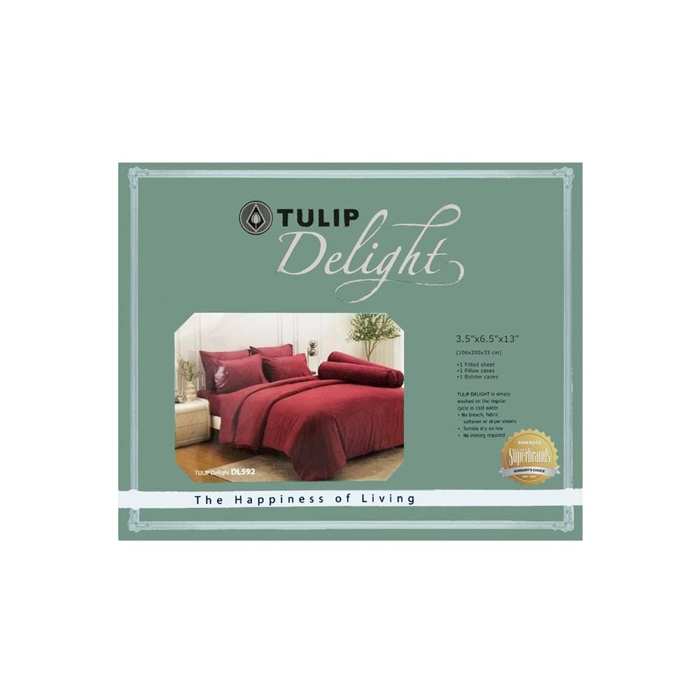 ชุดผ้าปูที่นอน 3.5 ฟุต (ชุด 3 ชิ้น) TULIP DELIGHT 60058-DL592