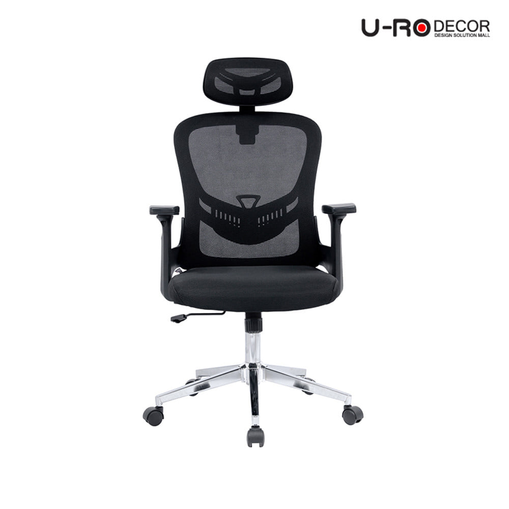 เก้าอี้สำนักงาน U-RO DECOR GENEVA สีดำ