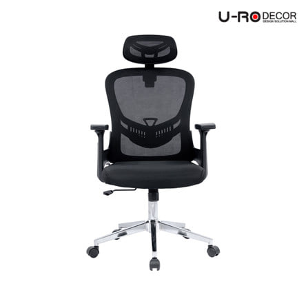เก้าอี้สำนักงาน U-RO DECOR GENEVA สีดำ_1