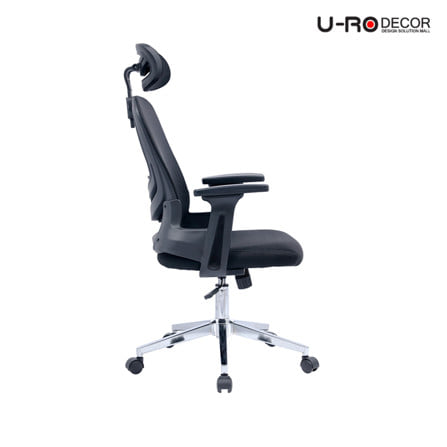 เก้าอี้สำนักงาน U-RO DECOR GENEVA สีดำ_2