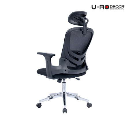 เก้าอี้สำนักงาน U-RO DECOR GENEVA สีดำ_4