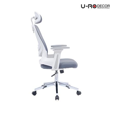 เก้าอี้สำนักงาน U-RODECOR GENEVA สีเทา_2