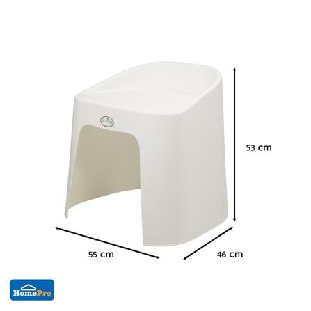 เก้าอี้พลาสติก SPRING KIWI CHAIR สีขาว_6