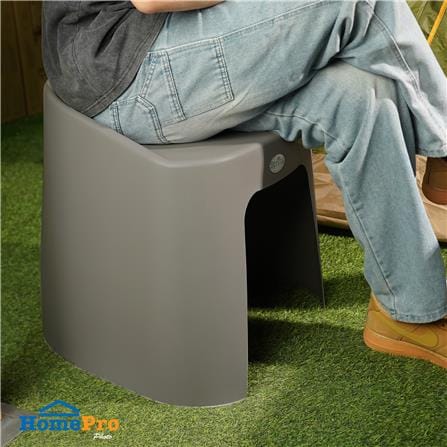 เก้าอี้พลาสติก SPRING KIWI CHAIR สีเทา_4