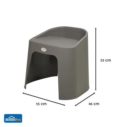 เก้าอี้พลาสติก SPRING KIWI CHAIR สีเทา_6
