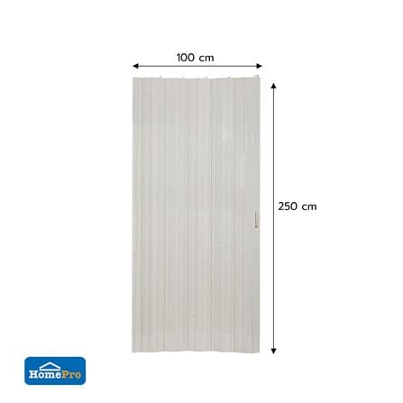 ฉากกั้นห้องแบบทึบ DIY HOME LIVING STYLE SK 010 100X250 ซม. สีเทา_5
