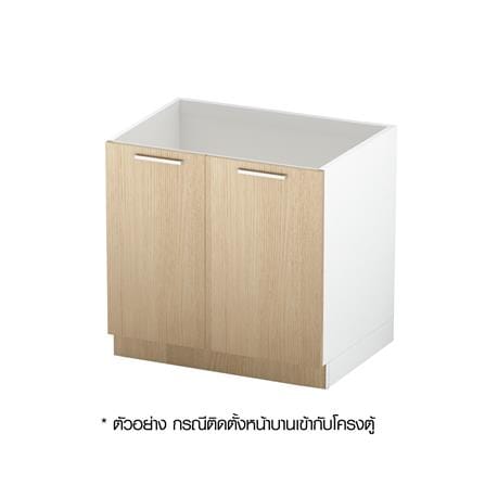 โครงตู้ล่างบานคู่ CABIN UPVC 90x83.5 ซม. สีขาว_2