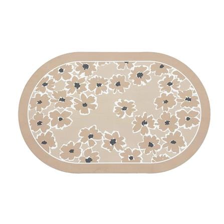 พรมพียู HOME LIVING STYLE FLORA 45x70 ซม. สีน้ำตาลอ่อน_0