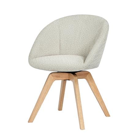 SWIVEL DINING CHAIR FURDINI MIRA BEIGE