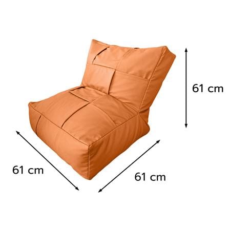 เบาะรองนั่ง SNAZZ TERLACA 24x24 นิ้ว สีส้ม_7