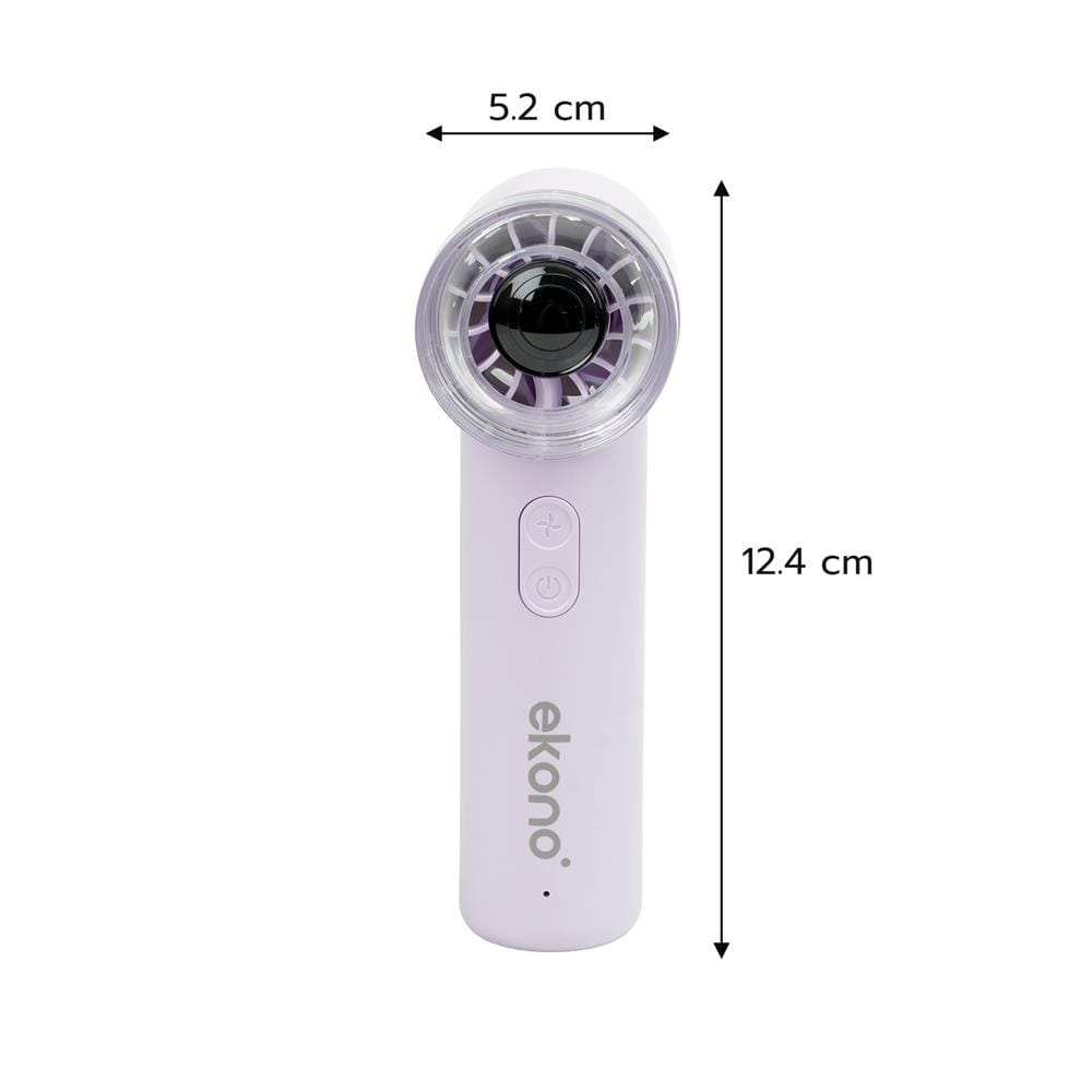 พัดลมพกพา 1.5 นิ้ว EKONO EK-PTB13VI สีม่วง