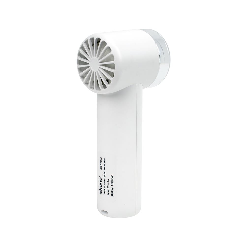 พัดลมพกพา 1.5 นิ้ว EKONO EK-PTB13WH สีขาว