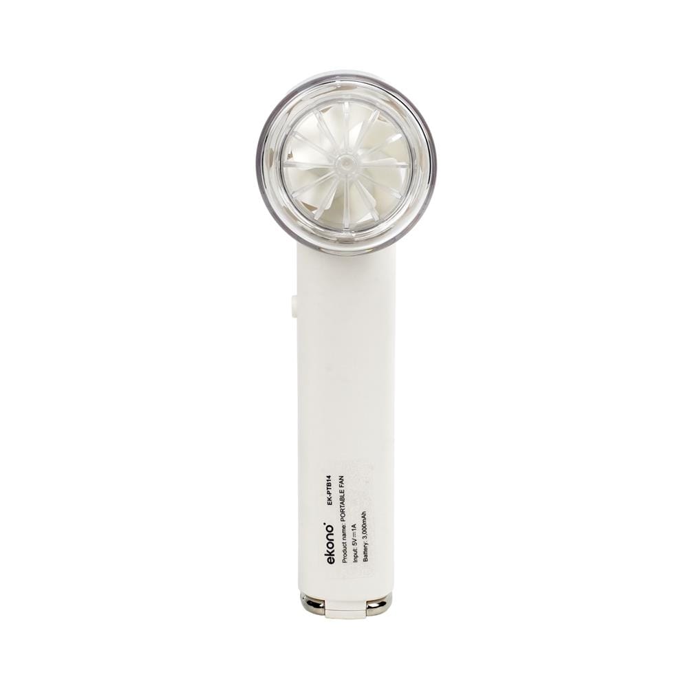 พัดลมพกพา 2 นิ้ว EKONO EK-PTB14WH สีขาว